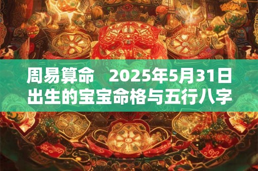 周易算命   2025年5月31日出生的宝宝命格与五行八字
