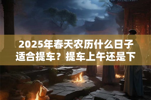 2025年春天农历什么日子适合提车？提车上午还是下午