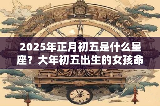 2026年正月初五是什么星座?大年初五出生的女孩命运 2026年正月初五是什么星座?大年初五出生的女孩命运