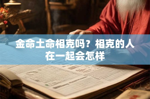 金命土命相克吗？相克的人在一起会怎样