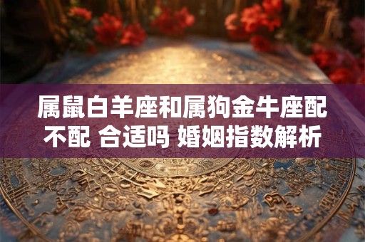 属鼠白羊座和属狗金牛座配不配 合适吗 婚姻指数解析