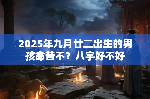 2025年九月廿二出生的男孩命苦不？八字好不好