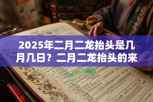 2025年二月二龙抬头是几月几日？二月二龙抬头的来历和风俗