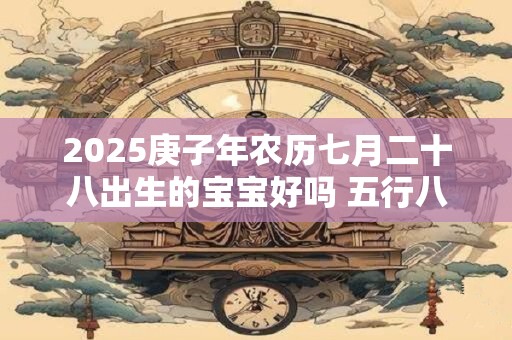 2025庚子年农历七月二十八出生的宝宝好吗 五行八字查询