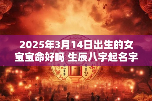 2025年3月14日出生的女宝宝命好吗 生辰八字起名字