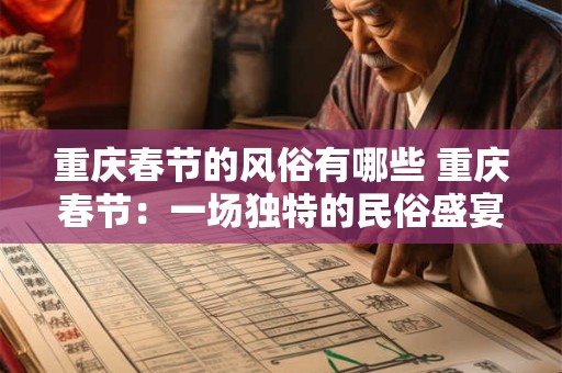 重庆春节的风俗有哪些 重庆春节：一场独特的民俗盛宴