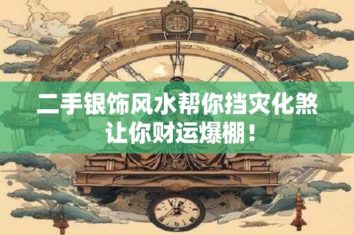 二手银饰风水帮你挡灾化煞 让你财运爆棚！