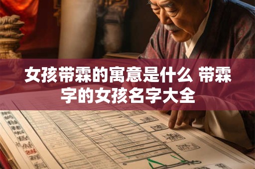 女孩带霖的寓意是什么 带霖字的女孩名字大全