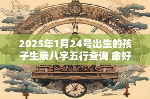 2025年1月24号出生的孩子生辰八字五行查询 命好不好