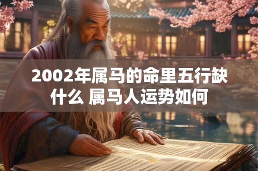 2002年属马的命里五行缺什么 属马人运势如何 2002年属马的命里五行缺什么 属马人运势如何