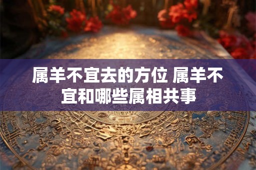 属羊不宜去的方位 属羊不宜和哪些属相共事