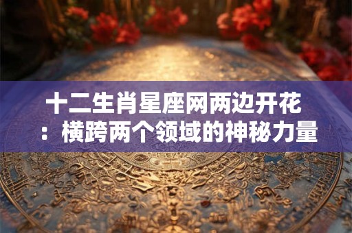 十二生肖星座网两边开花 ：横跨两个领域的神秘力量