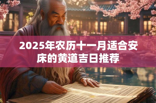 2025年农历十一月适合安床的黄道吉日推荐