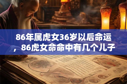 86年属虎女36岁以后命运，86虎女命命中有几个儿子？
