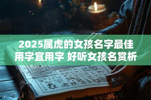 2025属虎的女孩名字最佳用字宜用字 好听女孩名赏析