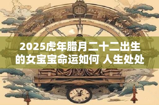 2025虎年腊月二十二出生的女宝宝命运如何 人生处处逢贵人