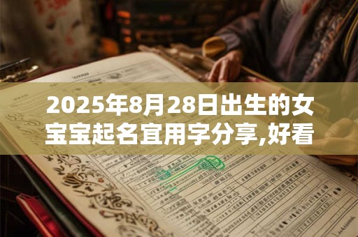 2025年8月28日出生的女宝宝起名宜用字分享,好看有涵养的名字大全