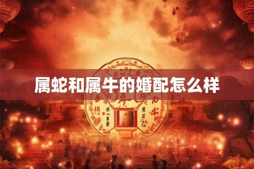 属蛇和属牛的婚配怎么样