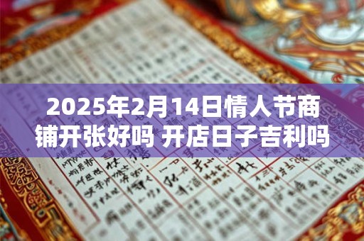 2025年2月14日情人节商铺开张好吗 开店日子吉利吗