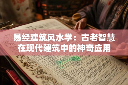 易经建筑风水学：古老智慧在现代建筑中的神奇应用