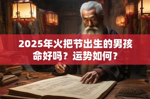2025年火把节出生的男孩命好吗?运势如何? 2025年火把节出生的男孩命好吗?运势如何?