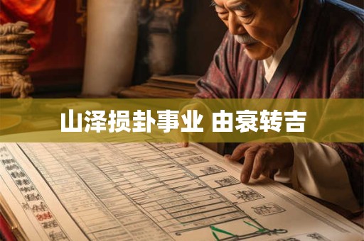 山泽损卦事业 由衰转吉