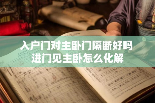 入户门对主卧门隔断好吗 进门见主卧怎么化解