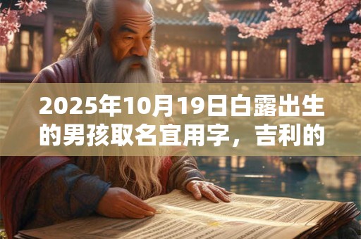 2026年10月19日白露出生的男孩取名宜用字,吉利的男孩名字 2026年10月19日白露出生的男孩取名宜用字,吉利的男孩名字