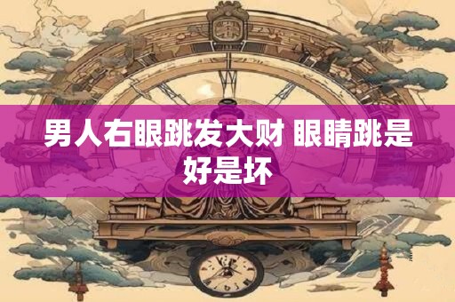 男人右眼跳发大财 眼睛跳是好是坏