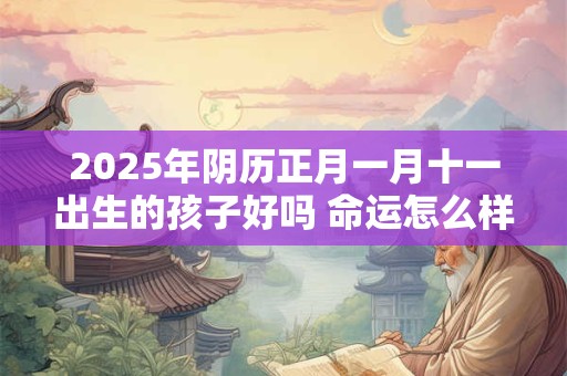 2025年阴历正月一月十一出生的孩子好吗 命运怎么样