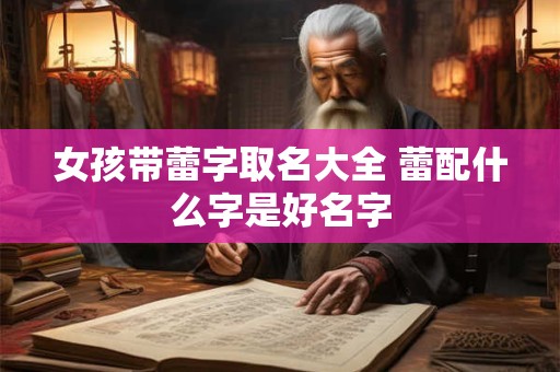 详细阅读:女孩带蕾字取名大全 蕾配什么字是好名字 女孩带蕾字取名大全 蕾配什么字是好名字
