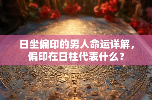 日坐偏印的男人命运详解,偏印在日柱代表什么? 日坐偏印的男人命运详解,偏印在日柱代表什么?