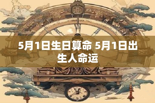 5月1日生日算命 5月1日出生人命运