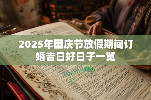 2025年国庆节放假期间订婚吉日好日子一览