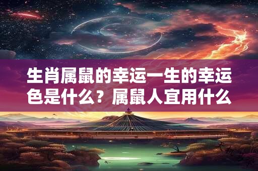 生肖属鼠的幸运一生的幸运色是什么？属鼠人宜用什么吉利色