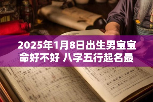 2025年1月8日出生男宝宝命好不好 八字五行起名最全款