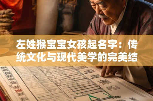 左姓猴宝宝女孩起名字：传统文化与现代美学的完美结合