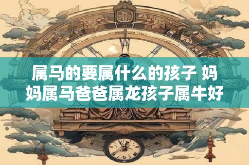 属马的要属什么的孩子 妈妈属马爸爸属龙孩子属牛好吗