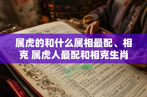 属虎的和什么属相最配、相克 属虎人最配和相克生肖