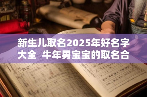 新生儿取名2025年好名字大全  牛年男宝宝的取名合集