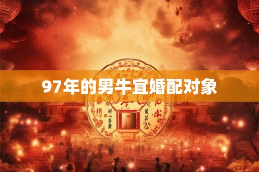 97年的男牛宜婚配对象