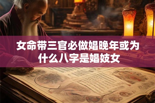 女命带三官必做娼晚年或为 什么八字是娼妓女