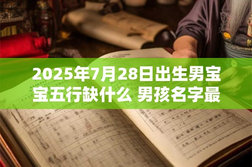 2025年7月28日出生男宝宝五行缺什么 男孩名字最新免费版