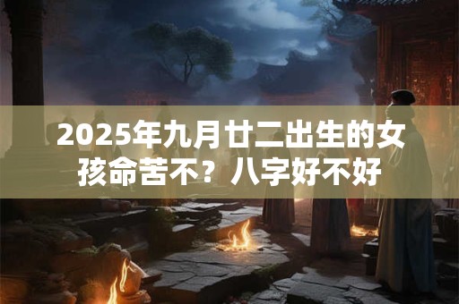 2025年九月廿二出生的女孩命苦不？八字好不好