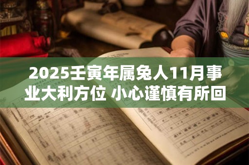 2025壬寅年属兔人11月事业大利方位 小心谨慎有所回报