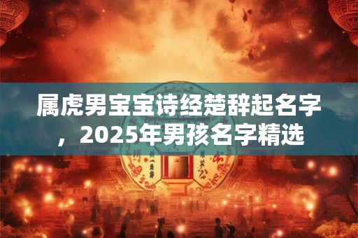 属虎男宝宝诗经楚辞起名字，2025年男孩名字精选