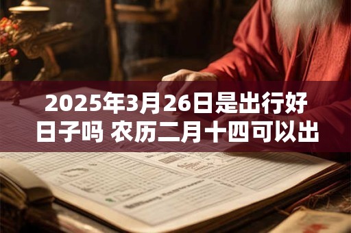 2025年3月26日是出行好日子吗 农历二月十四可以出远门吗