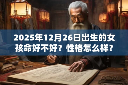 2025年12月26日出生的女孩命好不好？性格怎么样？