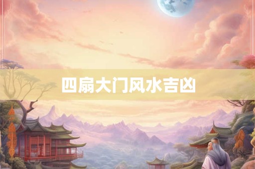 四扇大门风水吉凶