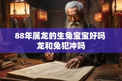 88年属龙的生兔宝宝好吗 龙和兔犯冲吗
